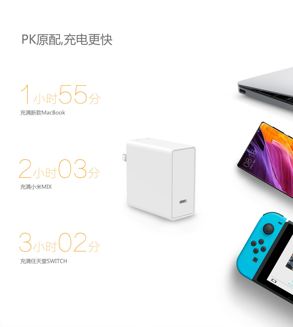 45W 美規(guī)TYPE-C PD充電器